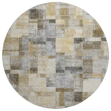 Dalyn Rug Company Ravenna RN4 8" Round Granite Area Rug, , large