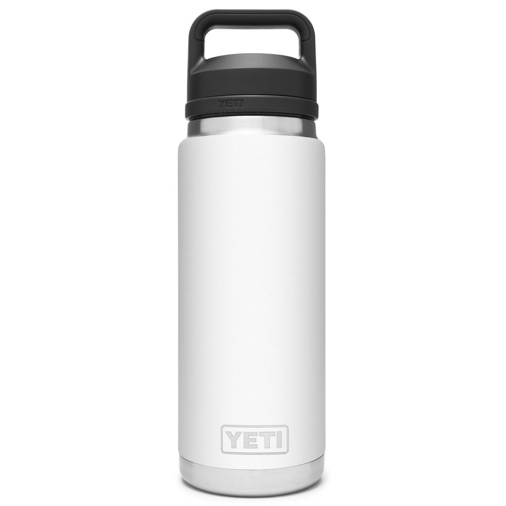YETI Rambler 26 Oz Water Bottle with Chug Cap in White, , large