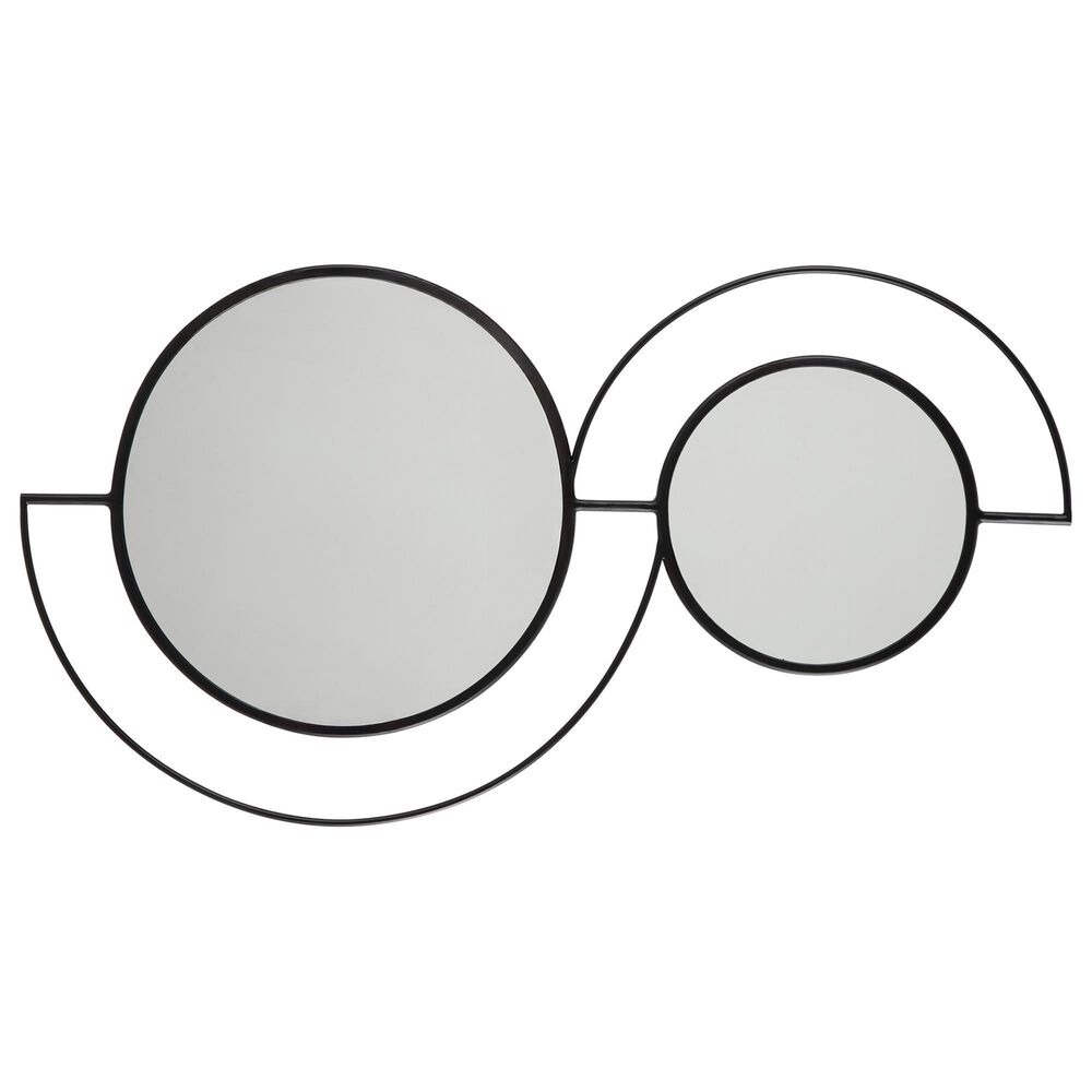 Ashley Shayham Accent Wall Mirror in Black, , large