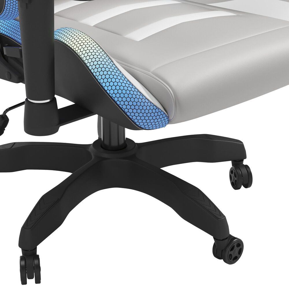 Ashley Lynxtyn Swivel Desk Chair in Black, , large