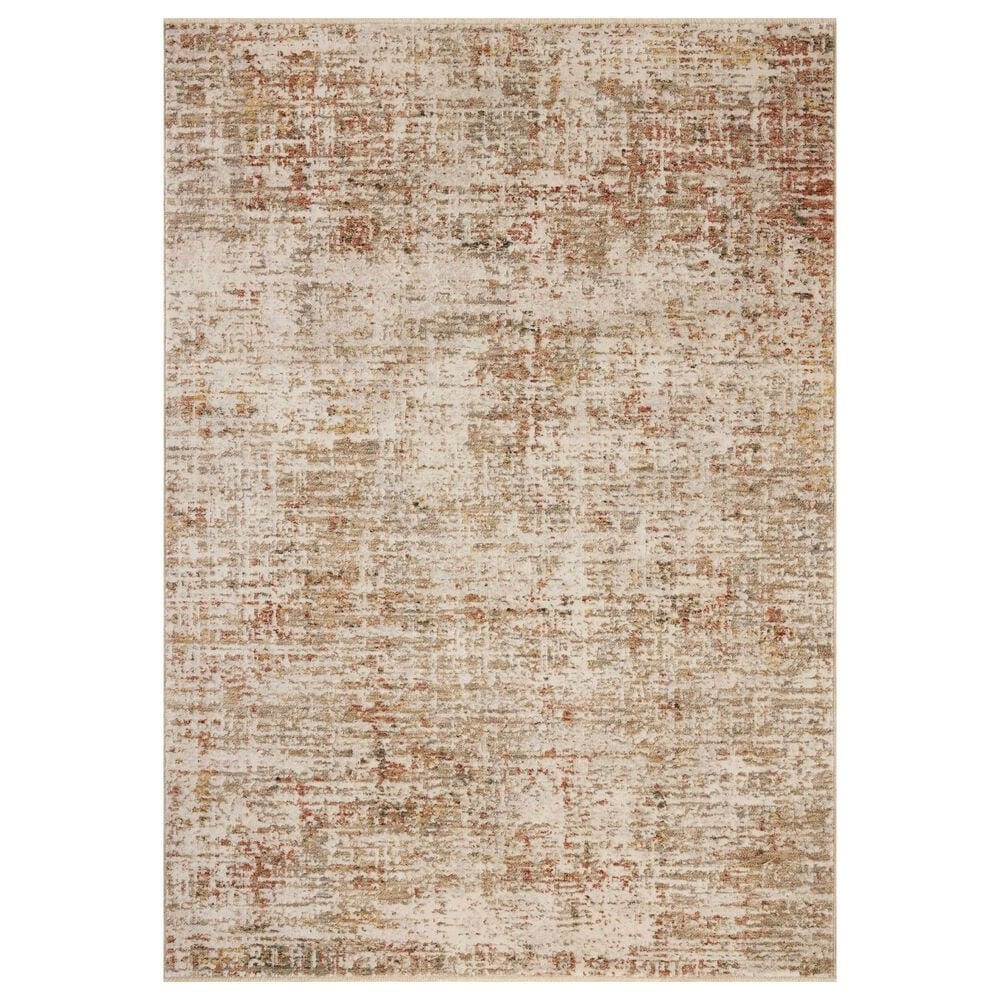 Loloi Nellie Natural and Sunset 2" x 3" Area Rug, , large