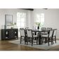 Mayberry Hill Elodie 6-Piece Square Dining Set in Charcoal, , large