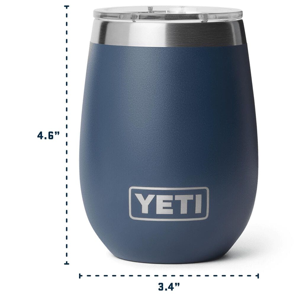 YETI Rambler 10 Oz Wine Tumbler with MagSlider Lid in Cape Taupe, , large