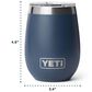 YETI Rambler 10 Oz Wine Tumbler with MagSlider Lid in Cape Taupe, , large