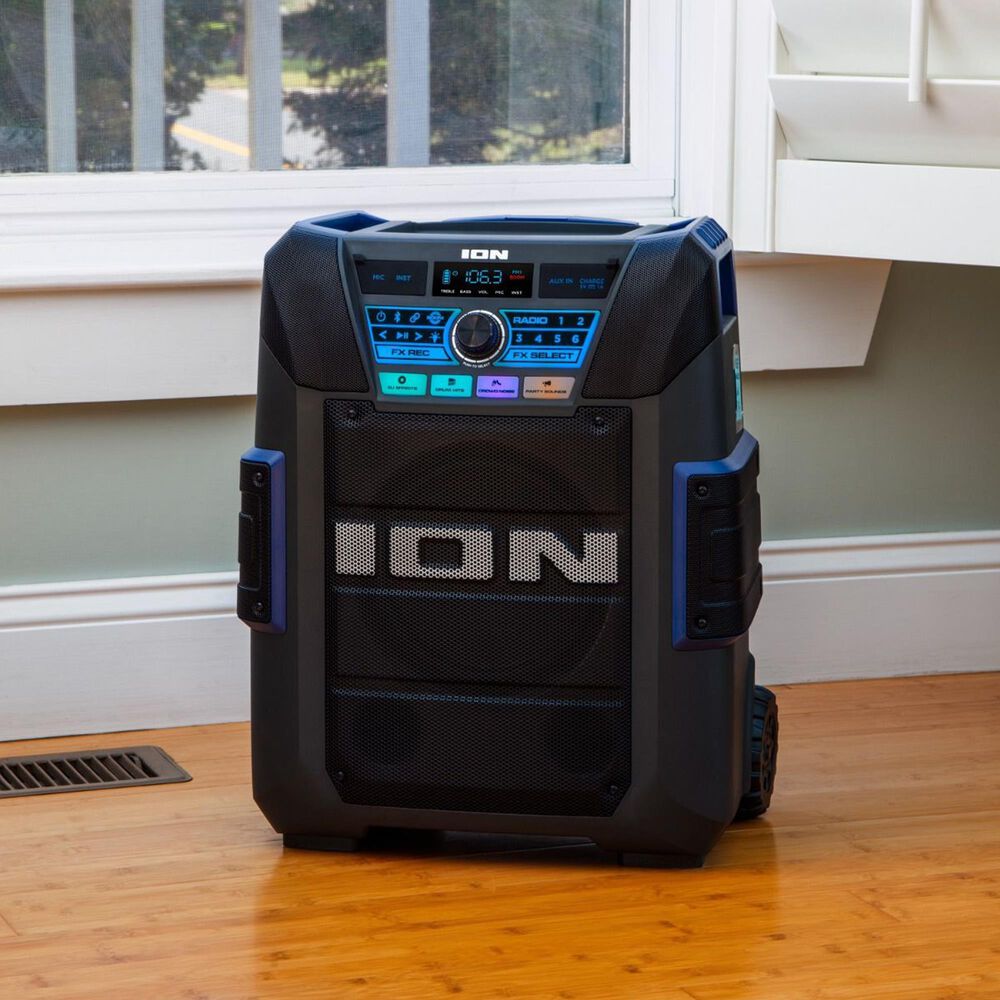 Ion Explorer XL All-Weather Bluetooth Speaker in Black, , large