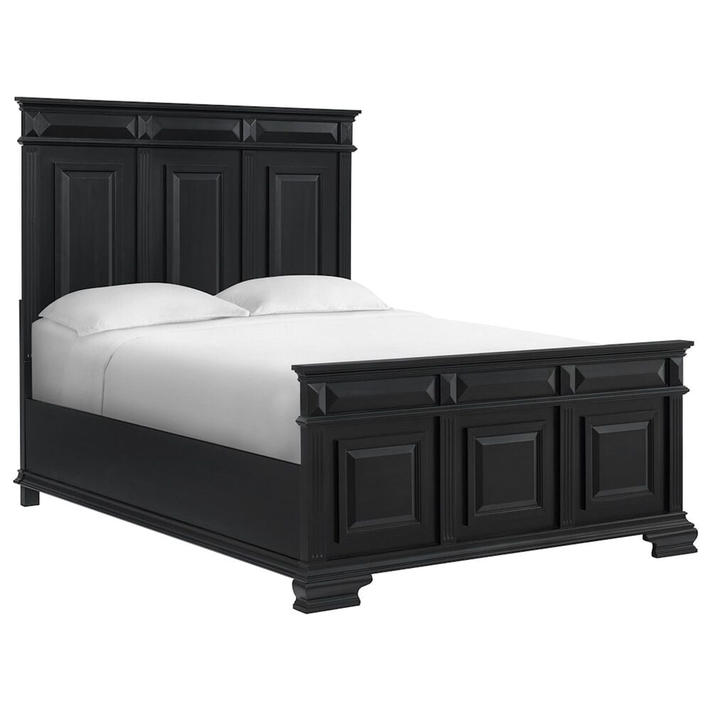 Mayberry Hill Bridgestone 3-Piece Queen Panel Bedroom Set in Black, , large