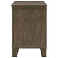 Ashley Queen Bed and Two Nightstands in Medium Brown, , large