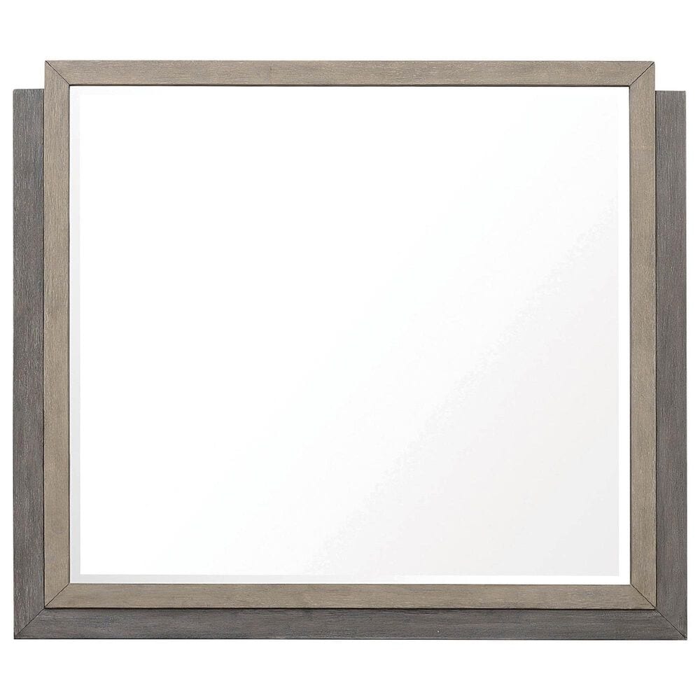 Nicolette Home Anderson Park Dark 4-Piece Queen Upholstered Bedroom Set in Moose Trail and Frontier Brown, , large