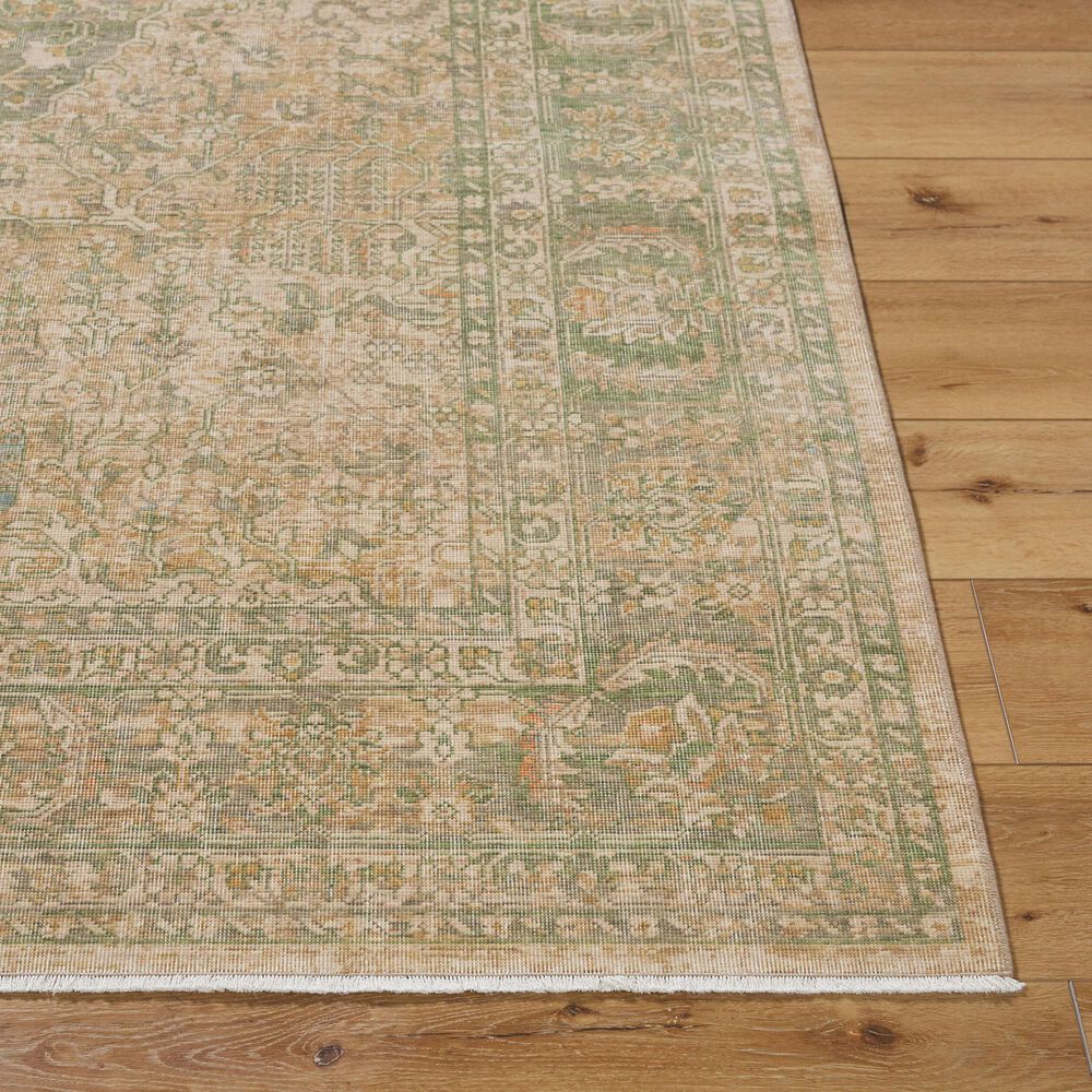 Surya Once Upon a Time Light Beige, Tan, Taupe, Olive, Dusty Coral and Sage 8'10" x 11'10" Area Rug, , large