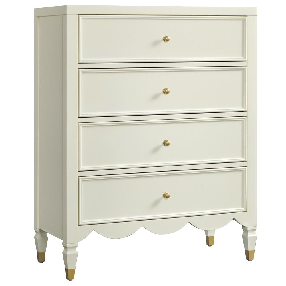 Forma &amp; Co Olivia 4 Drawer Chest in French White, , large