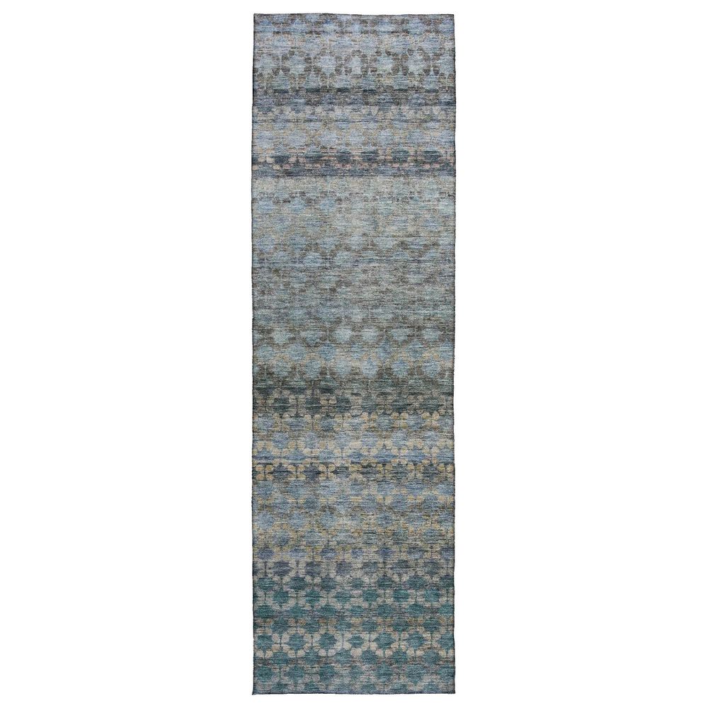 Dalyn Rug Company Burano BU6 2"3" x 7"6" Blue Indoor/Outdoor Runner, , large