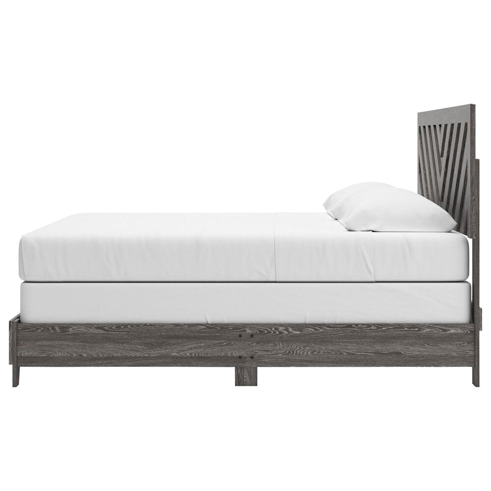 Ashley Sylveri 4-Piece King Bedroom Set in Gray Laminate, , large