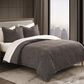 HiEnd Accents Tweed 3-Piece Super King Comforter Set in Brown, , large