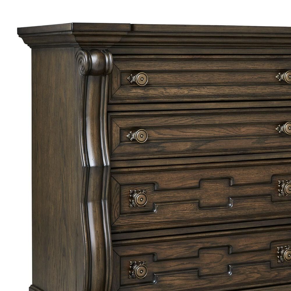 Millenium Maylee 5-Drawer Chest in Dark Brown, , large