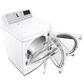 LG 7.3 Cu. Ft Front Load Turbo Steam Gas Dryer in White, , large