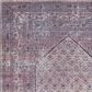 Surya Colin 2"7" x 10" Plum, Ink Blue, Dusty Pink and Cream Runner, , large