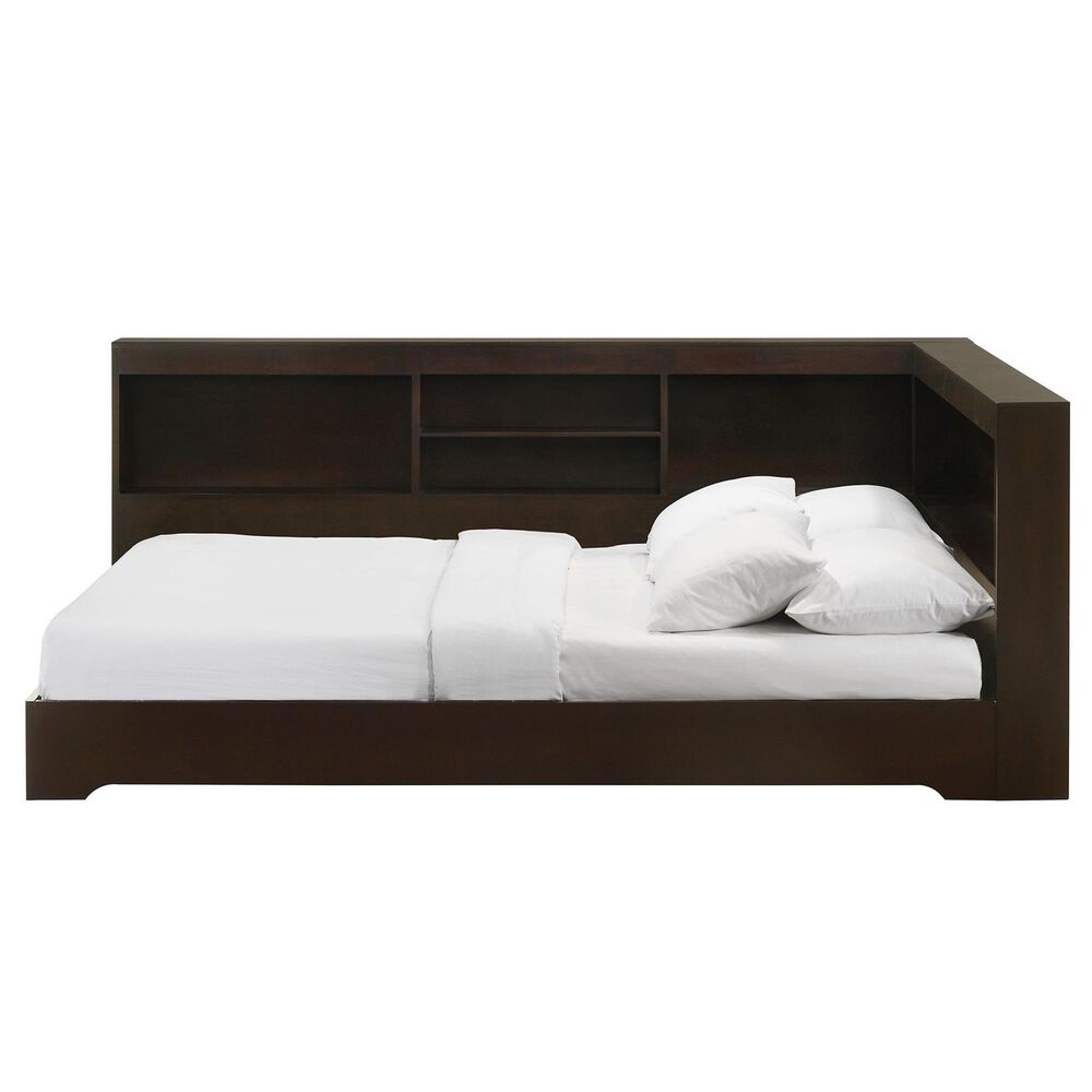 Mayberry Hill Sami Full Corner Bed in Espresso, , large