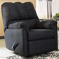 Ashley Darcy Manual Rocker Recliner in Black, , large