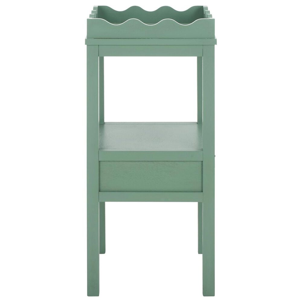 Safavieh Darlyn One Drawer Accent Table in Sage Green, , large