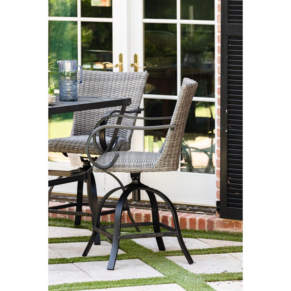 Four Seasons 5-Piece Bar Table Set in Black, , large