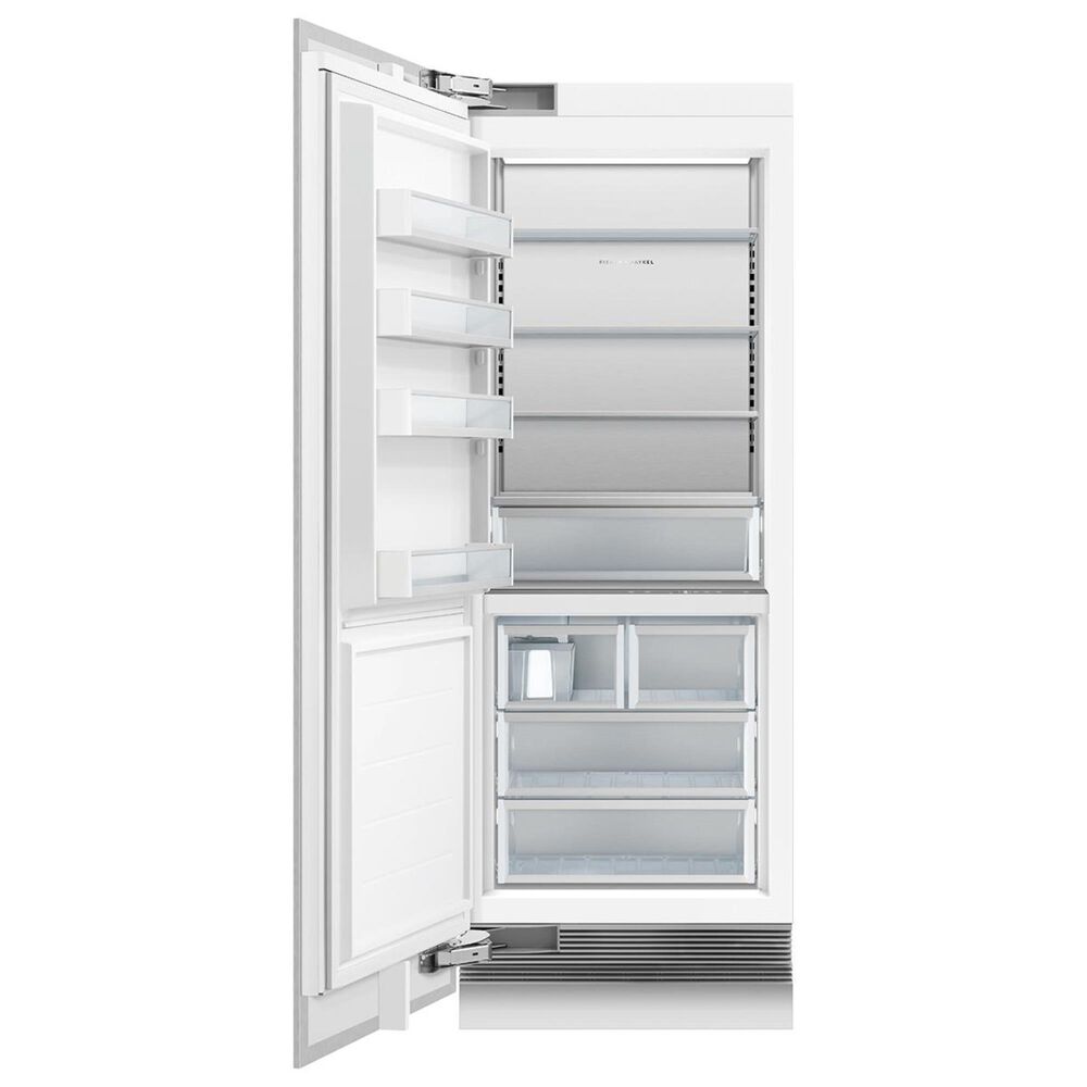 Fisher &amp; Paykel 30" Integrated Column Freezer with Left Hinge in Stainless Steel, , large