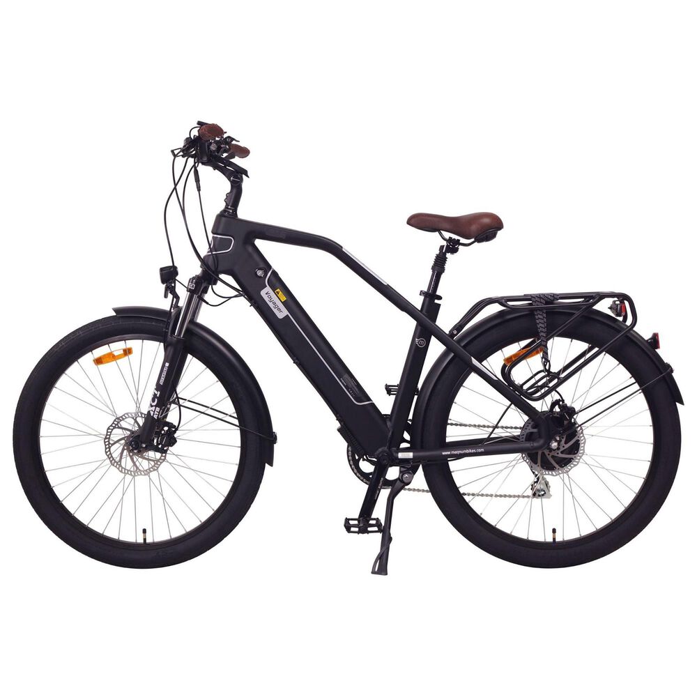 Magnum Voyager 26 Electric Bike in Matte Black and Silver, , large
