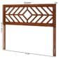 Baxton Studio Olsen Queen Headboard in Walnut Brown, , large