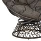Valor Living Papasan Swivel Chair in Brown, , large