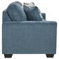 Ashley Cashton Stationary Sofa and Loveseat Set in Blue, , large