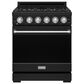 Thor Kitchen Gordon Ramsay 4.6 Cu. Ft. Professional Liquid Propane Range with Stainless Steel Handle Kit in Black, , large