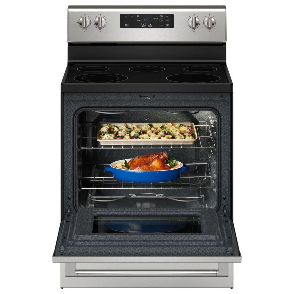 Maytag 30&quot; Freestanding Electric Range in Fingerprint Resistant Stainless Steel, , large