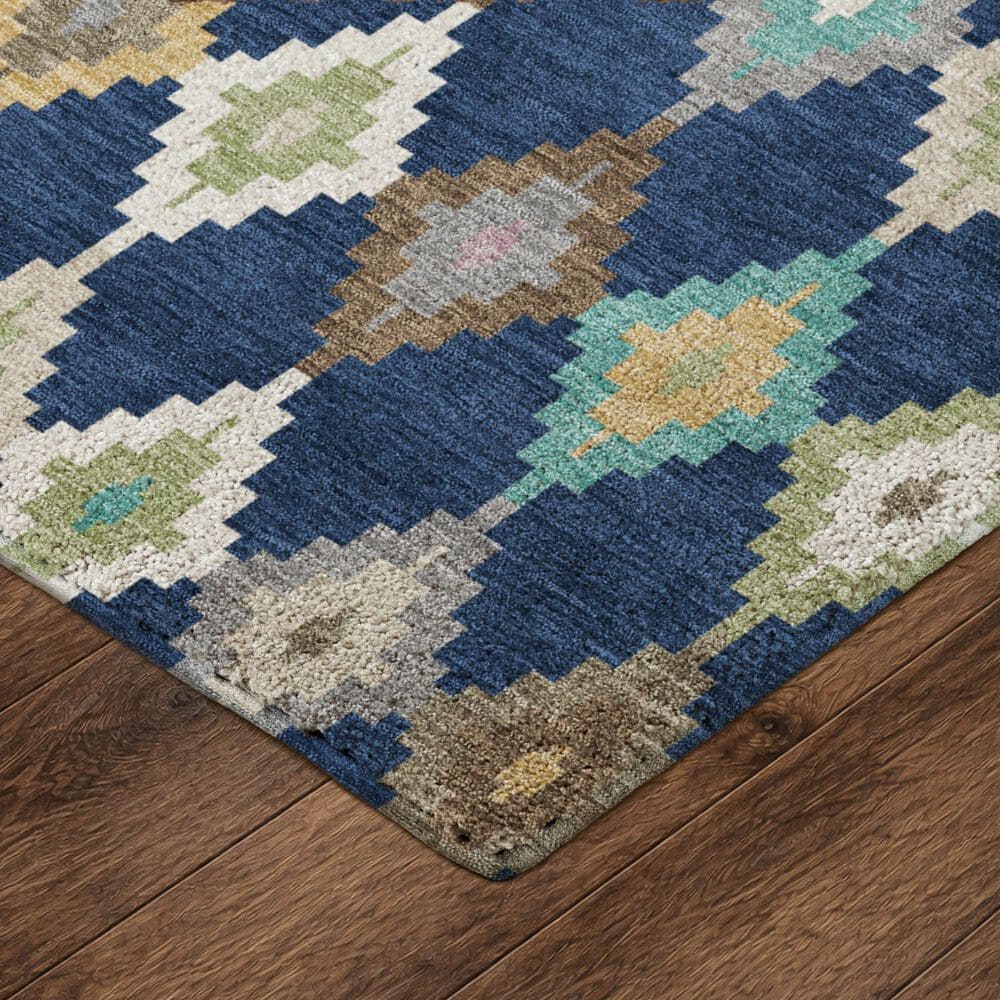 Dalyn Rug Company Kenner KN10 Navy 8' Round Area Rug, , large