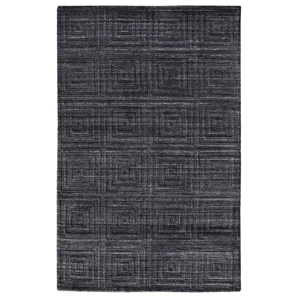 Feizy Redford 9" x 12" Charcoal Area Rug, , large