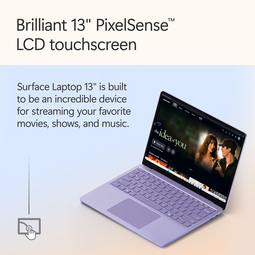 Microsoft Surface Copilot+ PC 13&quot; Touchscreen Laptop - Qualcomm Snapdragon X Plus - 16GB RAM - 512GB UFS - Windows 11 Home - Violet - Device Only - &#40;Latest Model&#41;, , large