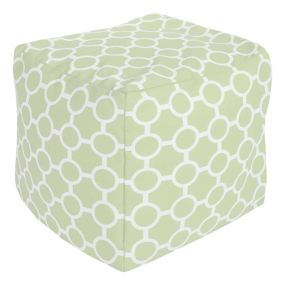 Surya Inc Surya Poufs Cube Pouf in Blue, , large