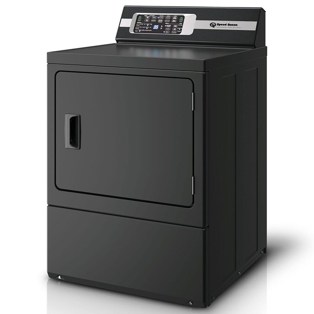Speed Queen 7.0 Cu. Ft. Gas Dryer with Steam and Pet Plus in Black, , large