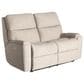 Flexsteel Rio Power Reclining Loveseat with Power Headrests in Silver, , large