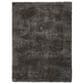 Nourison Dreamy Shag Solid 6"7" x 9"2" Grey Area Rug, , large