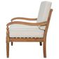 Hearth and Haven Outdoor Loveseat with Cushions and Natural Frame in Beige, , large