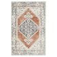 Nourison Astra Machine Washable ASW11 3"3" x 5" Grey and Multicolor Area Rug, , large