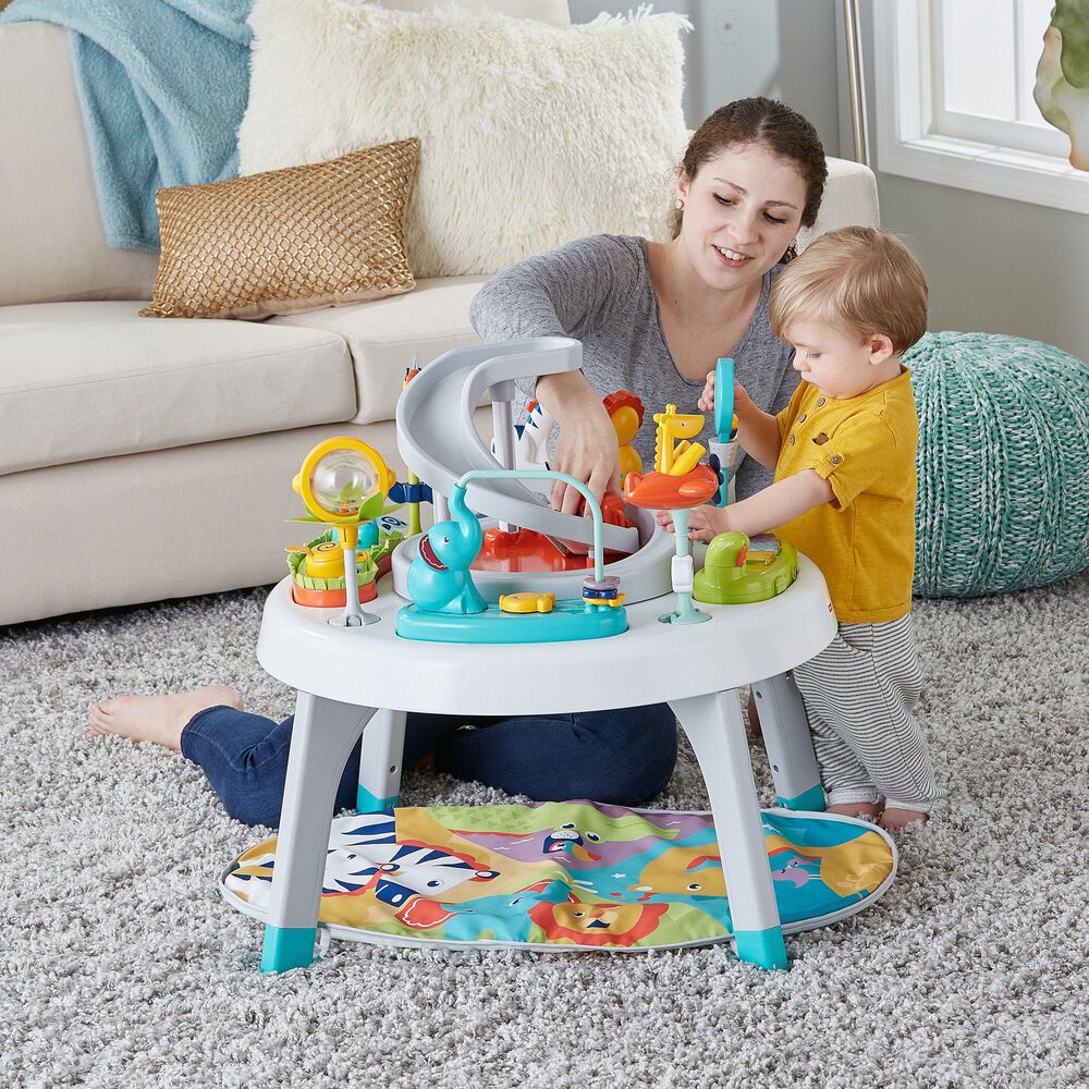 Fisher Price 3-In-1 Sit-To-Stand Animal - Themed Activity Center, , large