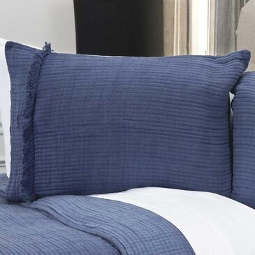 Rizzy Home Windsor Donny Osmond 20" x 36" King Sham in Indigo, , large