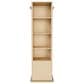 GigaCloud Rotating Jewelry Cabinet with Full-length Mirror, Coat Rack and Shelves in Walnut, , large