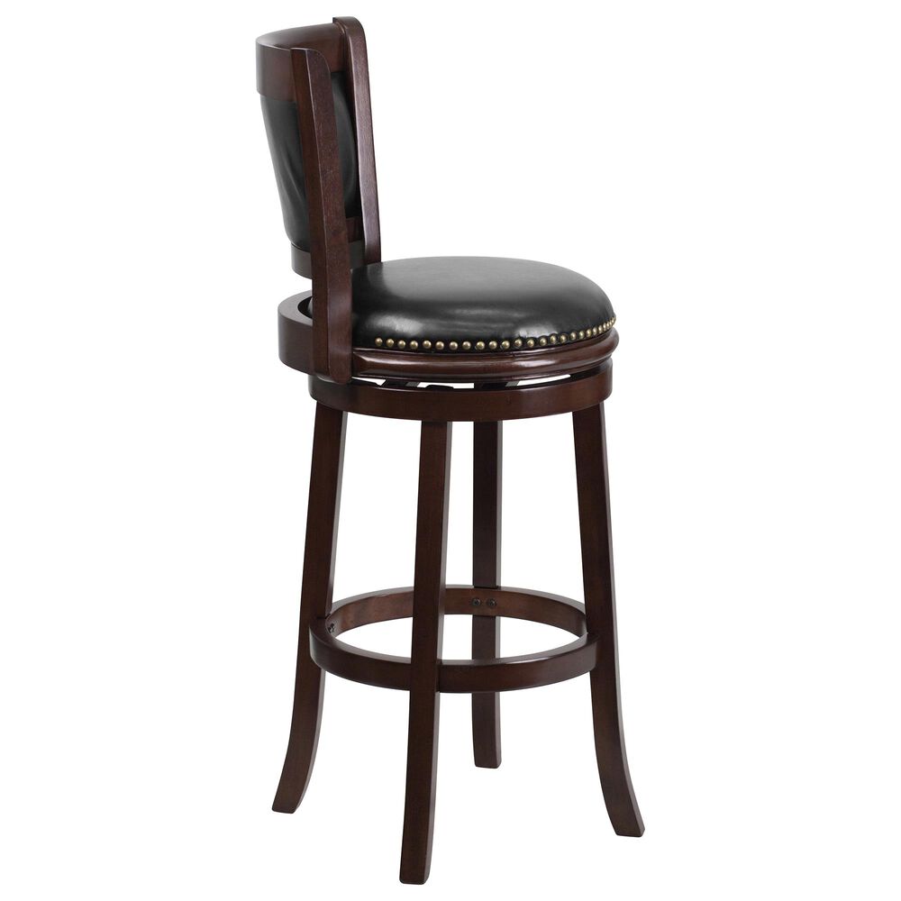 Flash Furniture 29&quot; Swivel Barstool in Black, , large