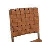 Home Trends & Design 17" Counter Stool with Brown Top Grain Leather, , large