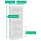 Sauder 5 Shelf Bookcase, , large