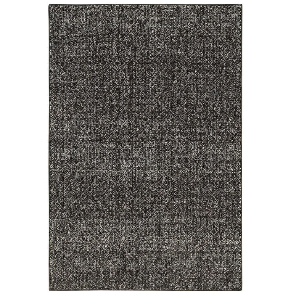 Oriental Weavers Atlas 8048Q 10" x 13"2" Black and Grey Area Rug, , large