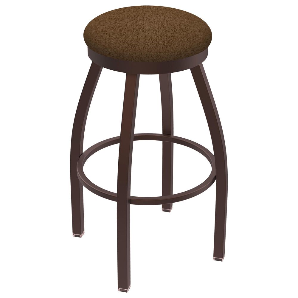 Holland Bar Stool 802 Misha 25" Swivel Counter Stool with Bronze and Rein Thatch Seat, , large
