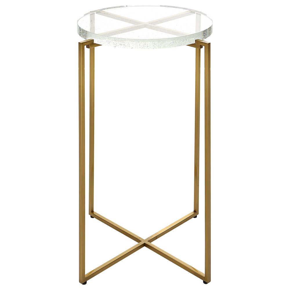 Uttermost Star-Crossed Accent Table in Brushed Gold, , large
