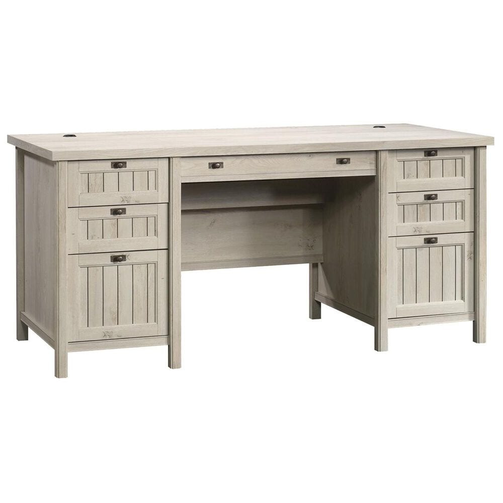 Sauder Costa Executive Desk in Chalked Chestnut, , large